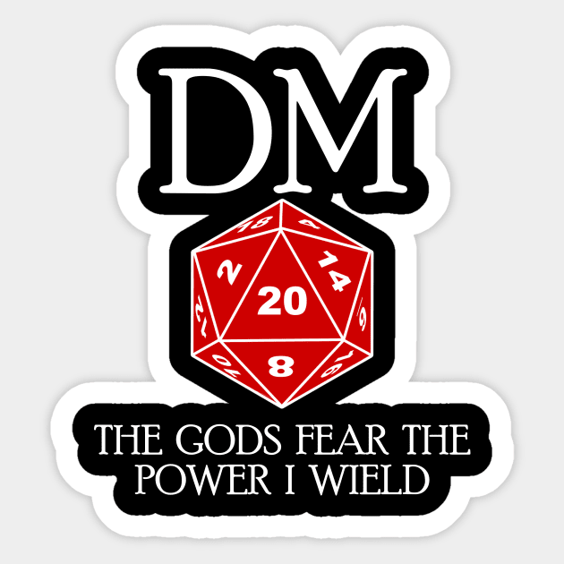 DND DM Sticker by Bingeprints